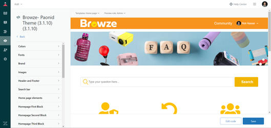 browze faq page