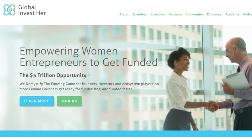 Global invest her logo